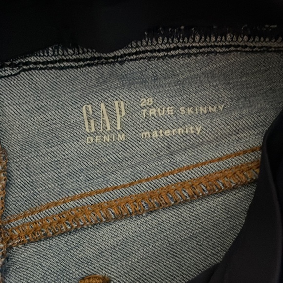 GAP maternity denim skinny crop - Picture 4 of 5